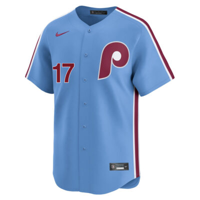 Alternative view of Max Kepler Philadelphia Phillies Light Blue Alternate Limited Jersey - All Stitched