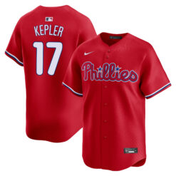 Max Kepler Philadelphia Phillies Red Alternate Limited Jersey - All Stitched