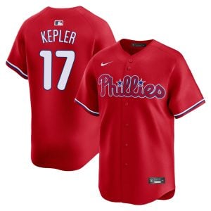 Max Kepler Philadelphia Phillies Red Alternate Limited Jersey - All Stitched