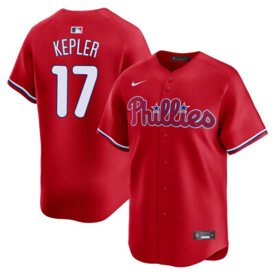 Max Kepler Philadelphia Phillies Red Alternate Limited Jersey - All Stitched