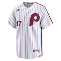 Alternative view of Max Kepler Philadelphia Phillies White Cooperstown Limited Jersey - All Stitched