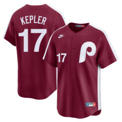 Max Kepler Philadelphia Phillies Red Cooperstown Limited Jersey - All Stitched