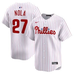 Aaron Nola Philadelphia Phillies White Home Limited Jersey - All Stitched