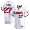 Mike Trout Los Angeles Angels White Alternate Limited Jersey - All Stitched