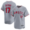 Shohei Ohtani Los Angeles Angels Grey Road Limited Jersey - All Stitched