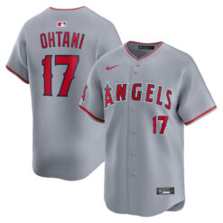 Shohei Ohtani Los Angeles Angels Grey Road Limited Jersey - All Stitched