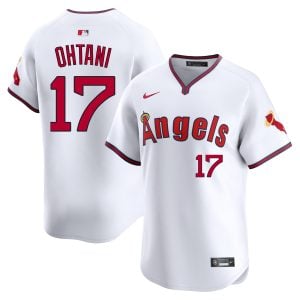 Shohei Ohtani Los Angeles Angels White Alternate Limited Jersey - All Stitched