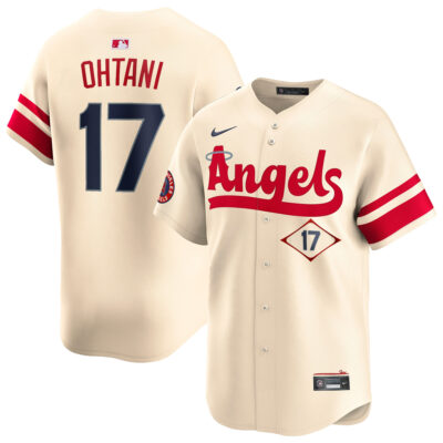 Shohei Ohtani Los Angeles Angels Natural City Connect Limited Jersey - All Stitched
