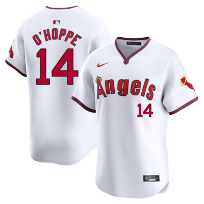 Logan O'Hoppe Los Angeles Angels White Alternate Limited Jersey - All Stitched