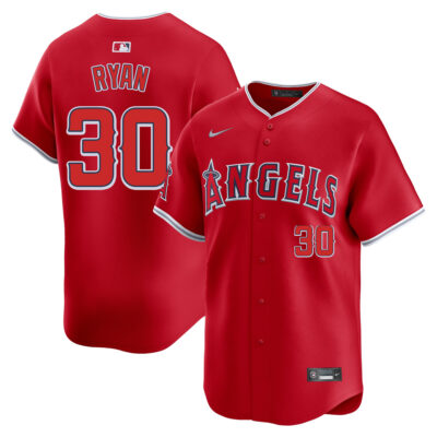Nolan Ryan Los Angeles Angels Red Alternate Limited Jersey - All Stitched
