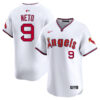 Zach Neto Los Angeles Angels White Alternate Limited Jersey - All Stitched