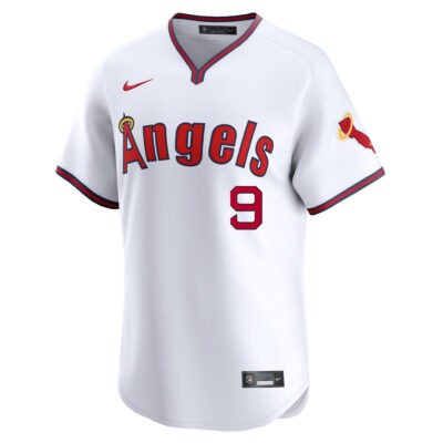 Alternative view of Zach Neto Los Angeles Angels White Alternate Limited Jersey - All Stitched