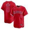 Zach Neto Los Angeles Angels Red Alternate Limited Jersey - All Stitched