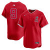 Zach Neto Los Angeles Angels Red Alternate Limited Jersey - All Stitched