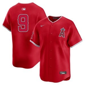 Zach Neto Los Angeles Angels Red Alternate Limited Jersey - All Stitched