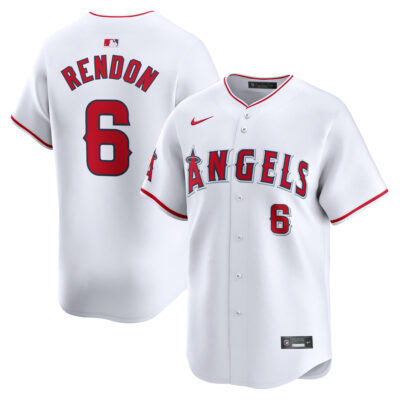 Anthony Rendon Los Angeles Angels White Home Limited Jersey - All Stitched