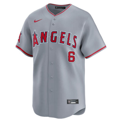 Alternative view of Anthony Rendon Los Angeles Angels Grey Road Limited Jersey - All Stitched