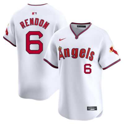 Anthony Rendon Los Angeles Angels White Alternate Limited Jersey - All Stitched