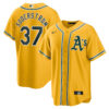 Tyler Soderstrom Oakland Athletics Gold Alternate Jersey - All Stitched