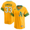 Jose Canseco Oakland Athletics Gold Cooperstown Collection Jersey - All Stitched