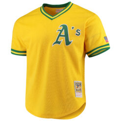 Alternative view of Jose Canseco Oakland Athletics Gold Throwback Jersey - All Stitched