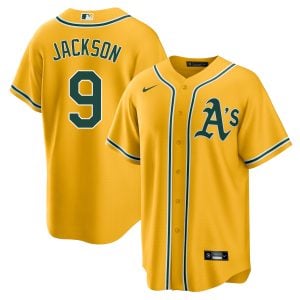 Reggie Jackson Oakland Athletics Gold Alternate Jersey - All Stitched
