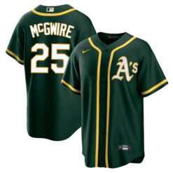 Mark McGwire Oakland Athletics Green Alternate Jersey - All Stitched