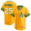 Mark McGwire Oakland Athletics Gold Cooperstown Collection Jersey - All Stitched