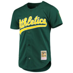 Alternative view of Mark McGwire Oakland Athletics Green Throwback Jersey - All Stitched