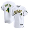 Lawrence Butler Oakland Athletics White Home Limited Jersey - All Stitched