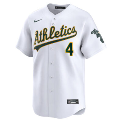 Alternative view of Lawrence Butler Oakland Athletics White Home Limited Jersey - All Stitched