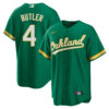 Lawrence Butler Oakland Athletics Green Alternate Jersey - All Stitched