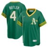 Lawrence Butler Oakland Athletics Green Cooperstown Collection Jersey - All Stitched
