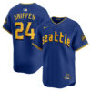 Ken Griffey Jr Seattle Mariners Royal Blue City Connect Limited Jersey - All Stitched