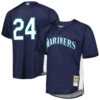 Ken Griffey Jr Seattle Mariners Navy Cooperstown Collection Jersey - All Stitched