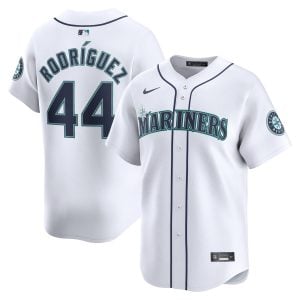 Julio Rodriguez Seattle Mariners White Home Limited Jersey - All Stitched