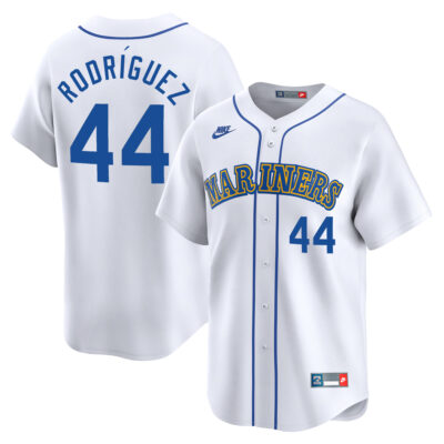 Julio Rodriguez Seattle Mariners White Cooperstown Collection Jersey - All Stitched