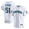 Ichiro Suzuki Seattle Mariners White Home Limited Jersey - All Stitched