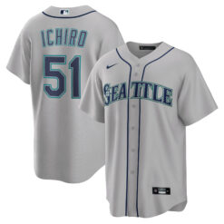 Ichiro Suzuki Seattle Mariners Grey Road Jersey - All Stitched