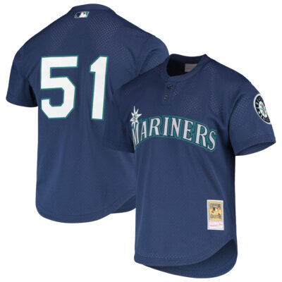 Ichiro Suzuki Seattle Mariners Navy Cooperstown Collection Jersey - All Stitched