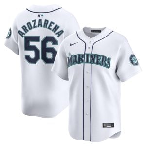 Randy Arozarena Seattle Mariners White Home Limited Jersey - All Stitched