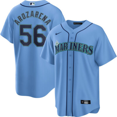 Randy Arozarena Seattle Mariners Light Blue Alternate Jersey - All Stitched