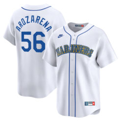 Randy Arozarena Seattle Mariners White Cooperstown Collection Jersey - All Stitched