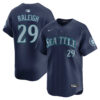 Cal Raleigh Seattle Mariners Navy Road Limited Jersey - All Stitched