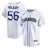 Cal Raleigh Seattle Mariners White Throwback Jersey - All Stitched