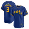 JP Crawford Seattle Mariners Royal Blue City Connect Limited Jersey - All Stitched