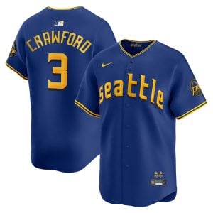 JP Crawford Seattle Mariners Royal Blue City Connect Limited Jersey - All Stitched