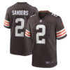 Shedeur Sanders Cleveland Browns Brown Home Game Jersey - All Stitched