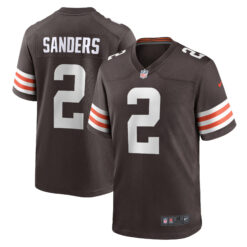 Shedeur Sanders Cleveland Browns Brown Home Game Jersey - All Stitched