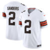 Shedeur Sanders Cleveland Browns White Away Vapor F.U.S.E Limited Jersey - All Stitched